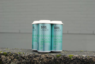 4pk Faculty 101 Lager (473mL)