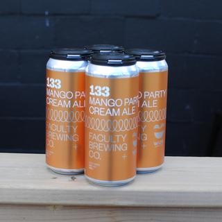 4pk Faculty 133 Mango Party Cream Ale (473mL)