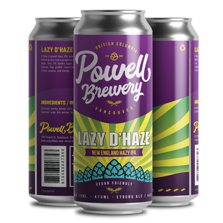 4pk Powell "LAZY D'HAZE" IPA (473mL)