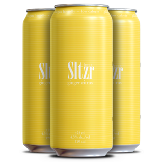 4pk Powell "Sltzr" Ginger Citrus (473mL)